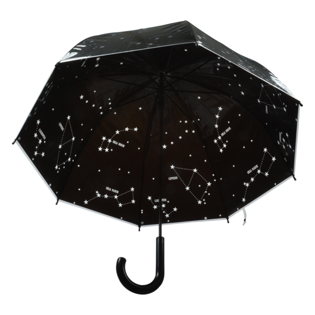 paraplu sterrenhemel zwart