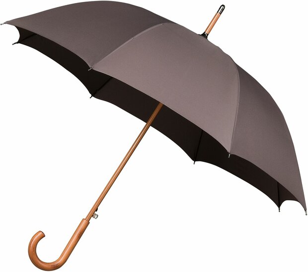 grijs/bruin/taupe paraplu     8117