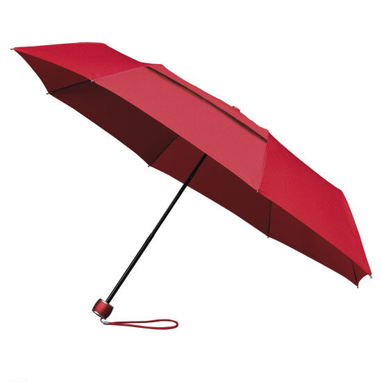Eco Opvouwbare Paraplu - Windproof van PET-flessen - Rood - &Oslash; 100 cm