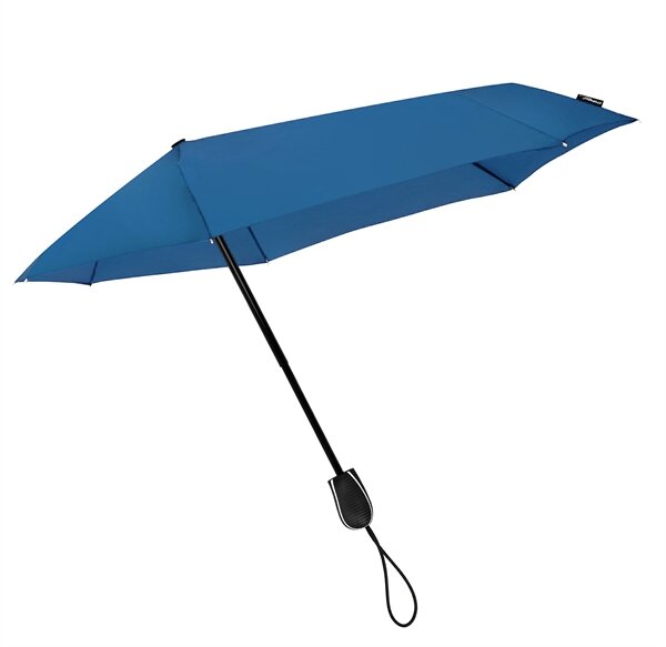 Stormini aerodynamische opvouwbare stormparaplu - blauw