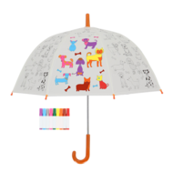 kinderparaplu honden om zelf in te kleuren