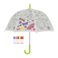 kinderparaplu vlinders om zelf in te kleuren