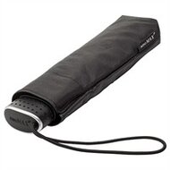 Opvouwbare platte paraplu Zwart