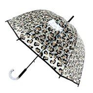 doorzichtige paraplu met tijger