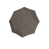 Opvouwbare paraplu knirps bruin met print