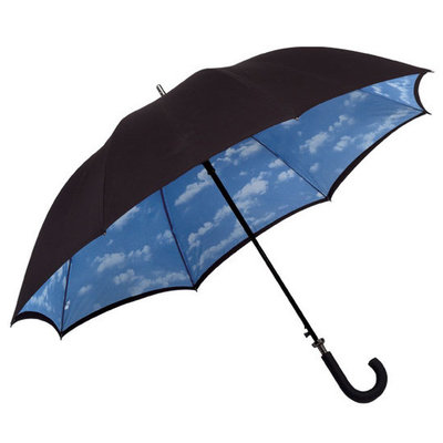 Golfparaplu met wolken