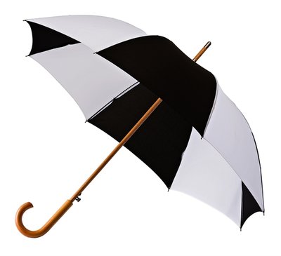 Falcone automatische paraplu - zwart/wit