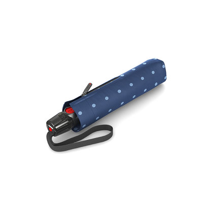 Knirps T200 blauw met stippen medium duomatic 4108