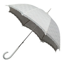 Kanten paraplu ivoor (off-white)