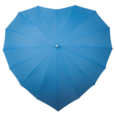 Hart paraplu blauw