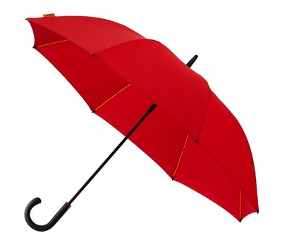Luxe golfparaplu - Rood met haak