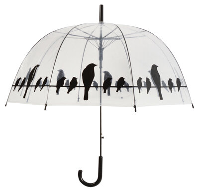 Transparante paraplu - Vogels