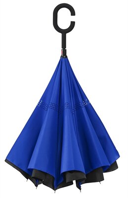 Omgekeerde paraplu Blauw
