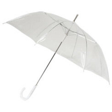 Doorzichtige paraplu (breed) - Staffelprijzen