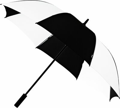 Falcone® golfparaplu zwart-wit, automaat, windproof.
